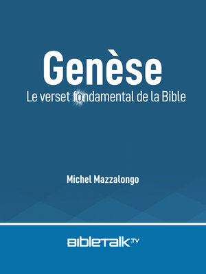 cover image of Genèse